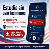 US Citizenship Audio Pack  2026 — 128 USCIS Civics Questions & Answers