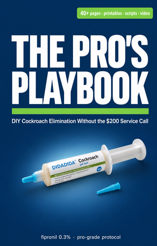 THE PRO'S / PLAYBOOK – DIY Cockroach Elimination Without the $200 Service Call