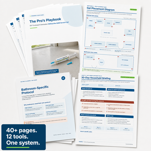 THE PRO'S / PLAYBOOK – DIY Cockroach Elimination Without the $200 Service Call