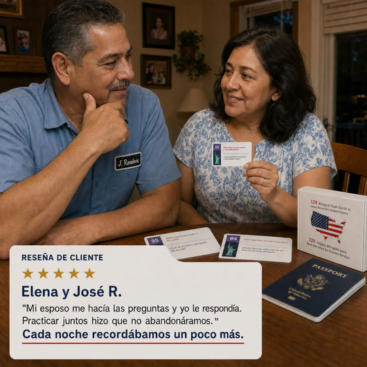 US Citizenship Flash Cards 2026 — 128 USCIS Civics Questions & Answers, Bilingual English & Spanish