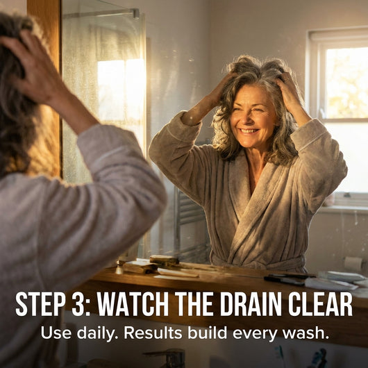 Step 3 - Watch the drain clear